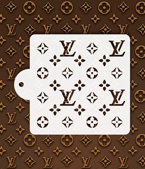 Louis Vuitton stencils for painting